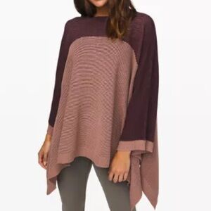 Lululemon it All Lines Up Poncho One Size
